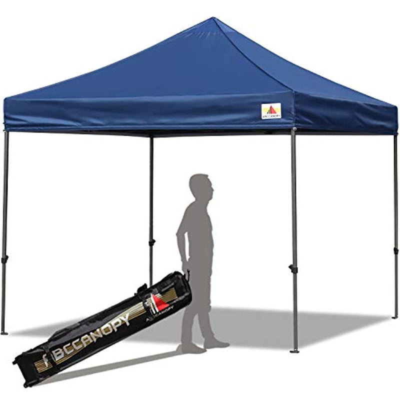 "ABCCANOPY Pop up Canopy Tent Commercial Instant Shelter with Wheeled Carry Bag, 10x10 FT Navy Blue "