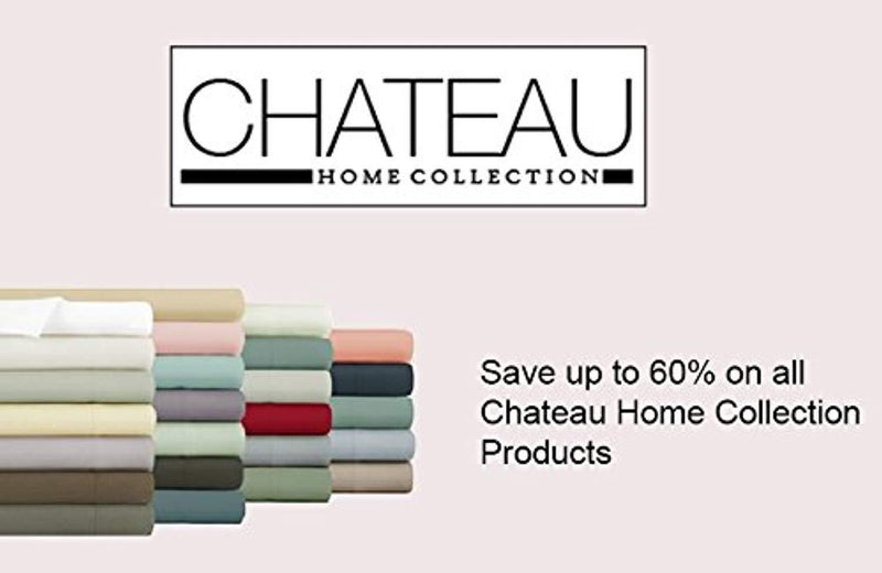 CHATEAU HOME COLLECTION 800-Thread-Count Egyptian Cotton Deep Pocket Sateen Weave Queen Sheet Set, White