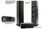 Polk T50 150 Watt Home Theater Floor Standing Tower Speaker (Single) - Premium Sound at a Great Value | Dolby and DTS Surround