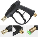 PP PROWESS PRO High Pressure Washer Gun,3000 PSI Max with 5 Color Quick Connect Nozzles M22 Hose Connector 3.0 TIP