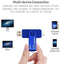 LEIZHAN OTG 32GB USB Flash Drive USB 2.0 Micro USB Pen Drive Memory Stick u Disk (Blue)