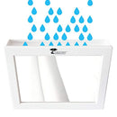 ToiletTree Products Fogless Shower Bathroom Mirror with Squeegee, White