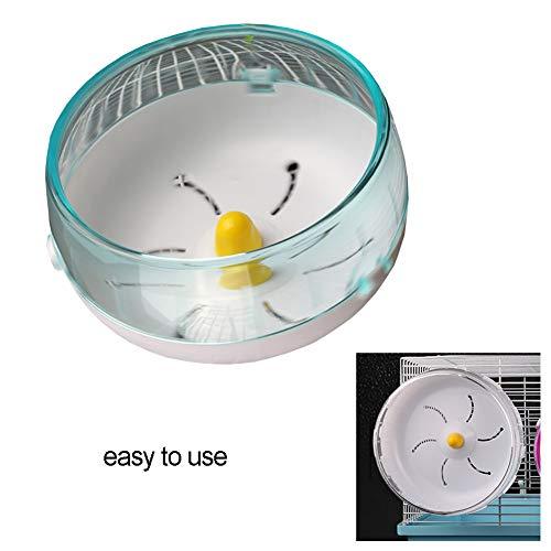 Hamster Exercise Ball Exercise Wheel Silent Spinner Running Spinner Wheel Toys for Gerbils Mice Guinea Pig and Other Small Animal Random Color 1PC