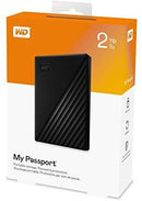 WD 2TB My Passport Portable External Hard Drive, Black - WDBYVG0020BBK-WESN