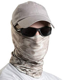 Aqua Design Fishing Hunting Masks Neck Gaiters for Men and Youth: UPF 50+ Sun Mask Protection: Camo Half Face Cover Balaclava Bandana