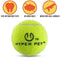 Hyper Pet Tennis Balls for Dogs, Pet Safe Dog Toys for Exercise and Training, Pack of 4, Green