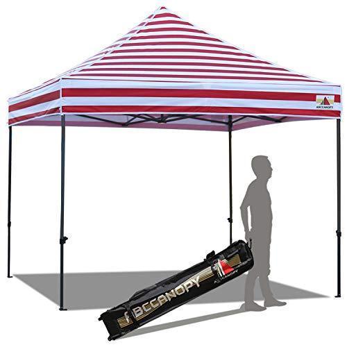 "ABCCANOPY Pop up Canopy Tent Commercial Instant Shelter with Wheeled Carry Bag, 10x10 FT Navy Blue "