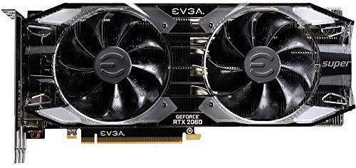 EVGA GeForce RTX 2060 Super XC Ultra, Overclocked, 2.75 Slot Extreme Cool Dual, 65C Gaming, RGB, Metal Backplate, 8GB GDDR6, 08G-P4-3163-KR