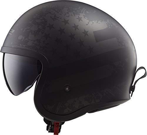 LS2 Helmets Motorcycle & Powersports Helmet's Spitfire (Black Flag, Large)