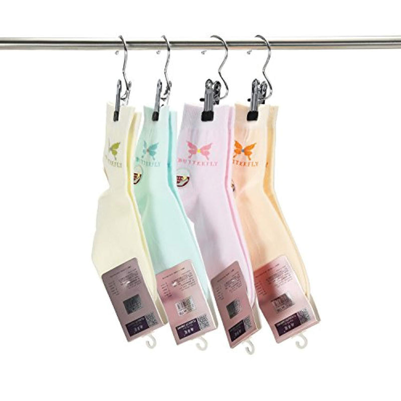 16 PCS Laundry Hook Boot Hanging Hold Clips Portable Hanging Hooks Home Travel Hangers Clothing Clothes Pins