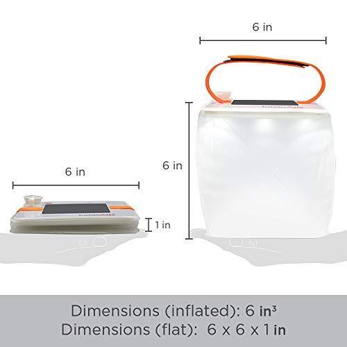 LuminAID PackLite 2-in-1 Phone Charger Lanterns | Great for Camping, Hurricane Emergency Kits and Travel | As Seen on Shark Tank