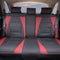 FH Group PU205BLACKREDTRIM102 Black PU205102 Ultra Comfort Leatherette Front Seat Cushions (Airbag Compatible) Red Trim