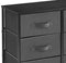 Sorbus Dresser with 5 Drawers - Furniture Storage Tower Unit for Bedroom, Hallway, Closet, Office Organization - Steel Frame, Wood Top, Easy Pull Fabric Bins (Black/Charcoal)