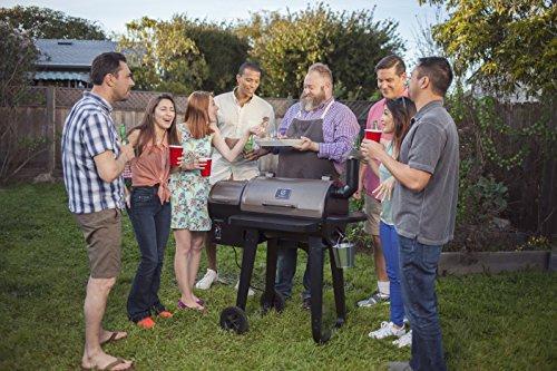 Z Grills ZPG-450A 2019 Upgrade Model Wood Pellet Grill & Smoker, 6 in 1 BBQ Grill Auto Temperature Control, 450 sq inch Deal, Bronze & Black Cover Included