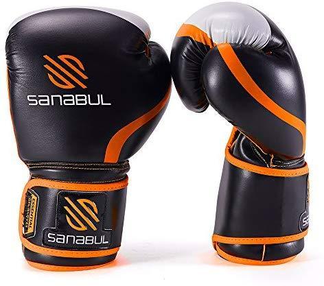 Sanabul Essential Gel Boxing Kickboxing Punching Bag Gloves