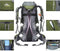 Hiking Backpack 50L Travel Camping Backpack with Rain Cover