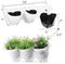 Worth Watering Indoor Outdoor Vertical Wall Hangers with Pots Included Wall Plant Hangers Each Wall Mounted Hanging Pot has 3 Pockets 36 Total Pockets