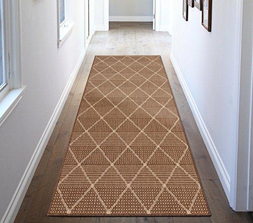 Ottomanson Jardin Collection sisal Area Rug, 5'3""X7'3"", Grey Trellis