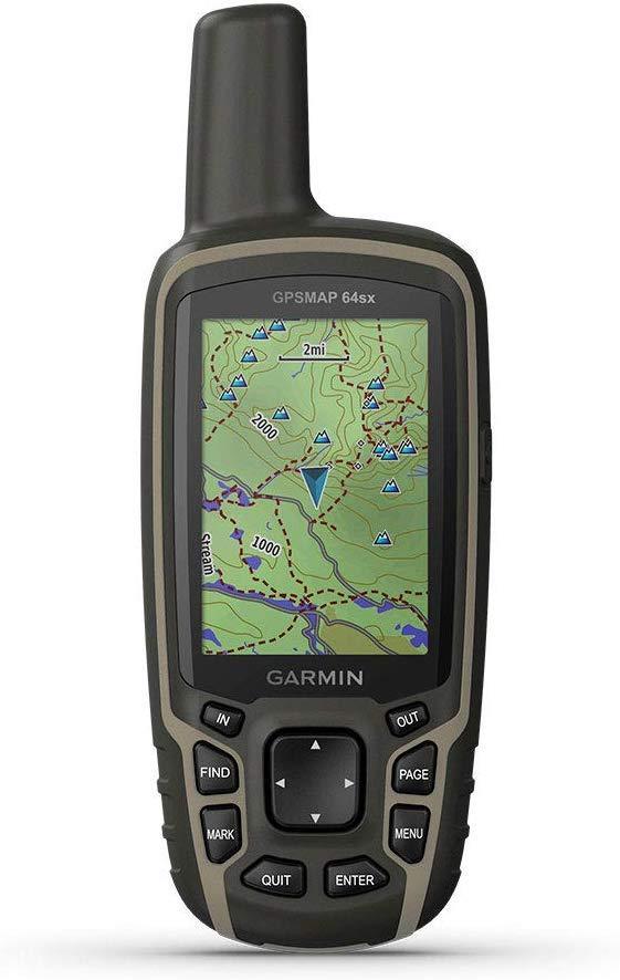 Garmin GPSMAP 64sx, Handheld GPS with Altimeter and Compass, Preloaded with TopoActive Maps