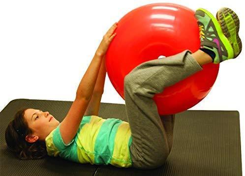 CanDo Donut Exercise, Workout, Core Training, Swiss Stability Ball for Yoga, Pilates and Balance Training in Gym, Office or Classroom