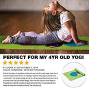 Gaiam Kids Yoga Mat Exercise Mat, Yoga for Kids with Fun Prints - Playtime for Babies, Active & Calm Toddlers and Young Children (60" L x 24" W x 3mm Thick)