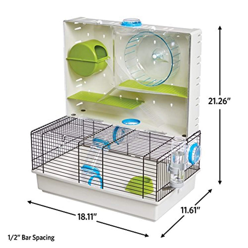 MidWest Homes for Pets Hamster Cage | Awesome Arcade Hamster Home | 18.11" x 11.61" x 21.26"