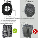 Frelaxy Waterproof Backpack Rain Cover for (15-90L), 2019 Upgraded Triple Waterproofing, Antislip Cross Buckle Strap, Ultralight Compact Portable, for Hiking, Camping, Biking, Outdoor, Traveling