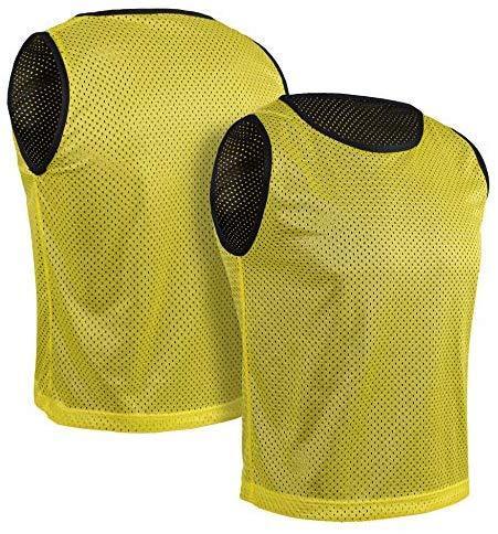 Athllete Reversible Mesh Pack of 6 Basketball Jerseys Lacrosse Top Tank Adult Teen Youth Kids Team Sports Scrimmage Vest