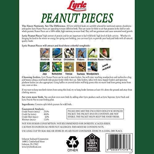 Lyric 2647463 Peanut Pieces Wild Bird Food, 15 lb