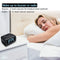 DreamSky Decent Alarm Clock Radio with FM Radio, USB Port for Charging, 1.2" Blue Digit Display with Dimmer, Temperature Display, Snooze, Adjustable Alarm Volume, Sleep Timer.