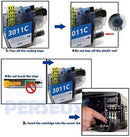 PERSEUS Compatible Ink Cartridge Replacement for Brother LC3029 Super High Yield XXL, Works with MFC-J6935DW MFC-J5830DW MFC-J6535DW MFC-J5930DW MFC-J5830DWXL Printer, LC3029BK LC30293PKS Pack of 4