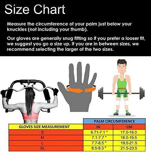 Tourdarson Weight Lifting Gym Gloves Microfiber & Anti-Slip Silica Gel Grip Padded Workout Gloves for Weightlifting, Cross Training, Gym, Fitness, Bodybuilding Men & Women