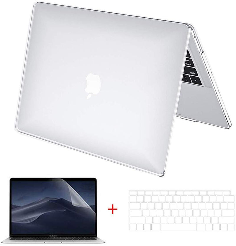 MacBook Air 13 Inch Case 2018 Release A1932,Arike Arike Sunflower Matte See Through Clear Hard Case with Keyboard Cover & Mouse Pad Compatible for MacBook Air 13 Inch with Retina Display & Touch ID