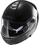 LS2 Helmets Strobe Solid Modular Motorcycle Helmet with Sunshield (Gunmetal, XX-Large)