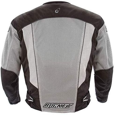 Joe Rocket Phoenix 5.0 Men's Mesh Motorcycle Riding Jacket (Black/Black, Medium)