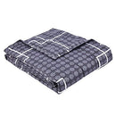 YnM Weighted Blanket (15 lbs, 48''x72'', Twin Size) | 3.0 Heavy Blanket | 100% Cotton Material with Glass Beads