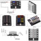 BlueFire 12 Way 30A 32V Blade Fuse Box Board with 24PCS Fuse + LED Warning Light for Car/Marine Boats/Automotive/Trike