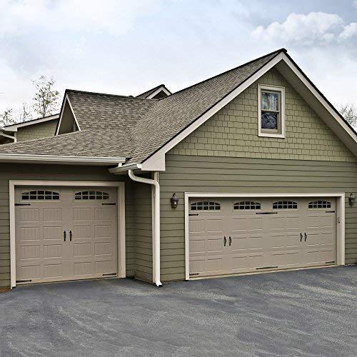 Creative Hardware 452-07 Handle/Hinge Decorative Accent Set Carriage House (6 Piece) Magnetic Garage Door Hardware