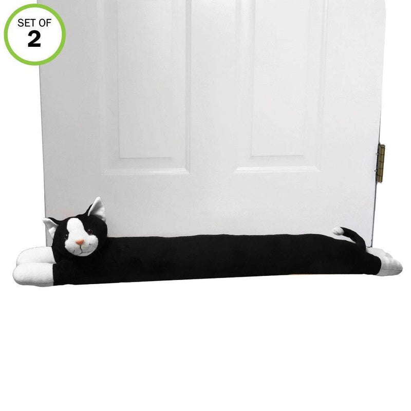 Evelots CAT Door Window Draft Stopper-38 Inches-No Noise, Bug, Insect-Keep Heat In