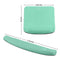 Nex Mouse Mat with Wrist Rest Pad Mouse Pad Keyboard Mouse Memory Foam Stress(mint green)