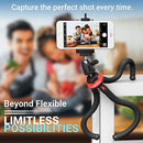 Xenvo SquidGrip iPhone Tripod, GoPro Tripod - Flexible Cell Phone Tripod Stand with Ball-Head 360, Compatible with iPhone, Android, Samsung, Google Smartphones, and ANY Mobile Phone (Red)