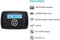 Marine Stereo Audio Radio FM AM Bluetooth Music with USB Input for ATV UTV RZR XP900 Motorcycle Boat Golf Cart Truck SPA Heavyduty Powersports Car MP3 Player Vehicles Headunit Sound System