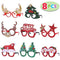 Pack of 8 Christmas Party Fancy Glasses Frames with 8 Designs Christmas Parties and Photo booth(ONE SIZE FIT ALL)