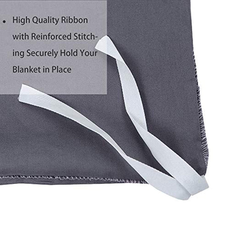 Weighted Idea Sleep Weighted Blanket | 12 lbs | 48''x78'' | Cotton | Grey | for Adult Woman and Man