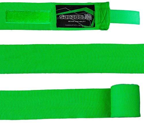 Sanabul Elastic Professional 180 inch Handwraps for Boxing Kickboxing Muay Thai MMA