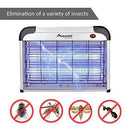 Aspectek UPGRADED 20W Electronic Bug Zapper, Insect Killer - Mosquito, Fly, Moth, Wasp, Beetle & other pests Killer for Indoor Residential & Commercial(2 Pack Replacement Bulbs Included)