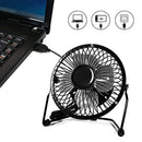 LMTECH Mini USB Fan with Aluminum Blades for Desktop Tabletop Floor Office Room Travel