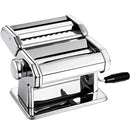 Alloyseed Stainless Steel Maker Homemade Noodle Machine with Adjustable Roller, Pasta Cutter, Hand Crank