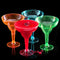 Set of 36 – Margarita Glasses 12-ounce Hard Plastic Cocktail Glass, Two Piece Party Shot Cup, Assorted Colors