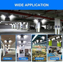 Opard LED Garage Lights 60w Deformable Garage Lighting 6000 Lumens Triple Glow Garage Ceiling Light Basement Light with 3 Adjustable Panels Shop Lights for Garage, Warehouse, Workshop (Screw Base Included)